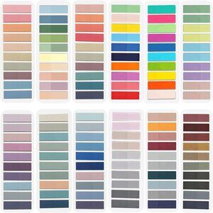 2400Pcs Sticky Tabs for Annotating Books,Morandi Book Tabs for Binders,Page Mark